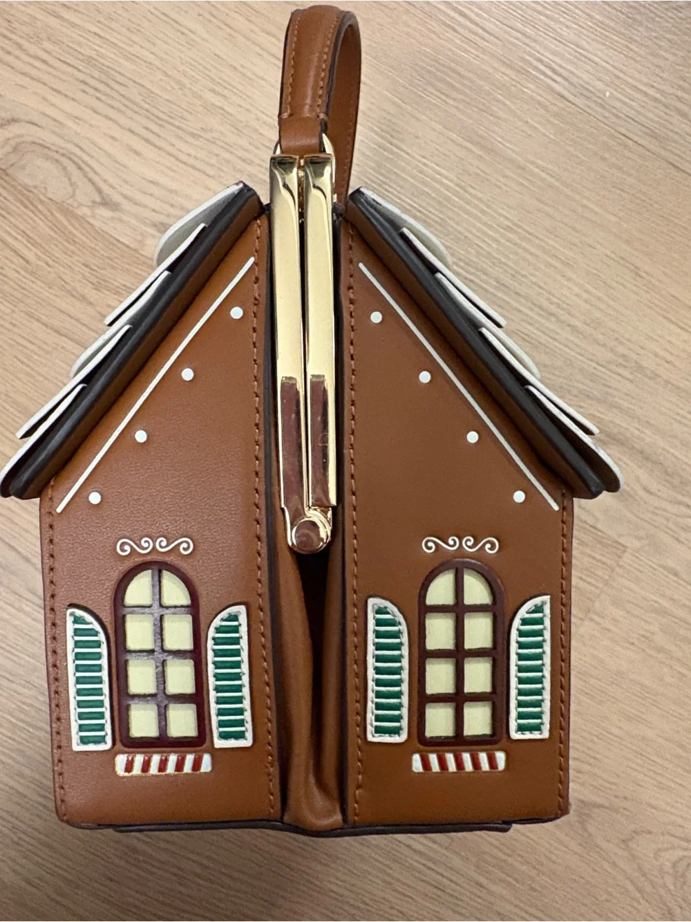 Kate Spade Gingerbread House Novelty Purse